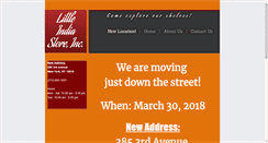 Desktop Screenshot of littleindiagrocery.com